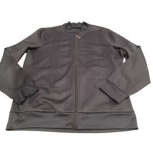 PERRY ELLIS Blue Navy Size Large Full Zip Sweater